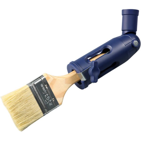 Multi-angle paint brush extension, high ceiling edge trimmer tool, multi-position paint brush