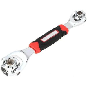 Multi-function Socket Wrench, 48 Tools in 1 Universal Multi-Socket Wrench Tools 6 Point, 12 Point, Torx, Square Damaged Bolts And Any Standard Or