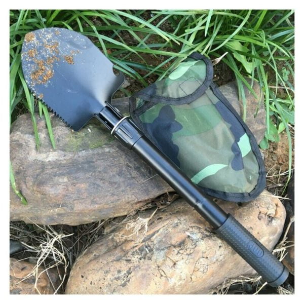 Multi-function folding shovel in mini shovel-tool for gardening and camping-hiking backpacking fishing and survival