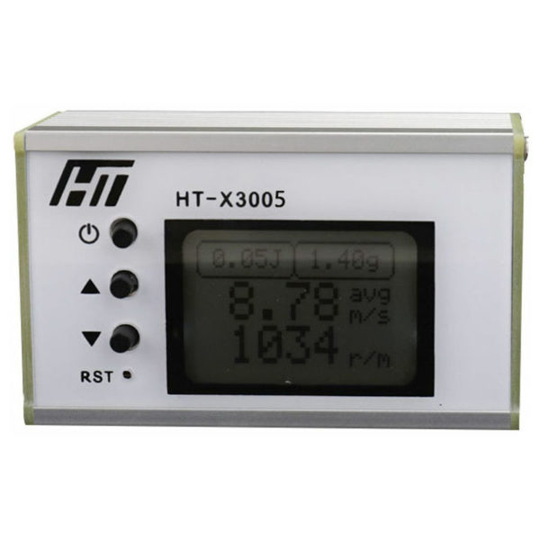 Multi-function speedometer, muzzle velocity, rate of fire, kinetic energy measurement tool