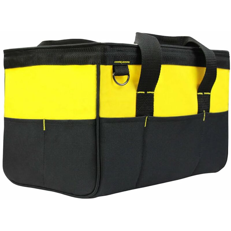 Multi-purpose Oxford Fabric Tool Bag Wide Mouth Zipper Bag ...