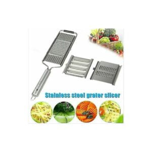 Multi-purpose Vegetable Slicer Cutter Steel Grater Kitchen Tool 3pcs