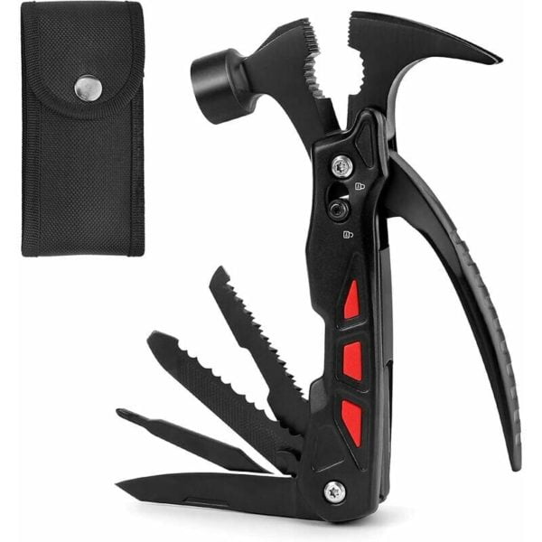 Multifunction Knife Multi Tool 12 in 1 Multifunction Camping Accessories, Portable Survival Gear Cool Gadgets, Party Favors - Deckon