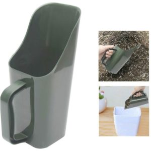 Multifunctional gardening shovel, army green, plastic soil shovel, gardening tools