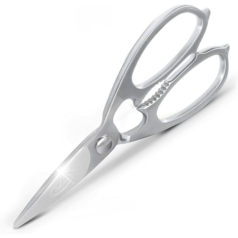 Multipurpose Kitchen Scissors, High Quality Stainless Steel Solid Kitchen Shears for Can Openers, Walnut Crackers, Heavy Duty Poultry Scissors with