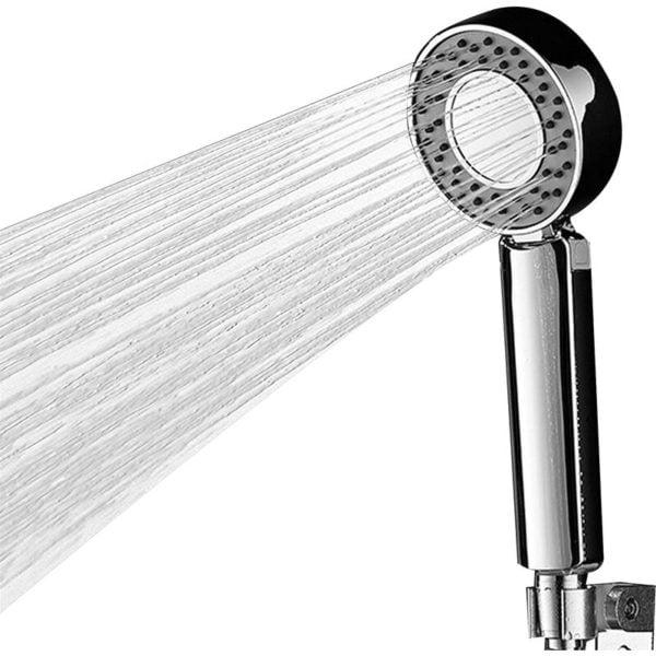 NORCKS Shower Head 3 types with Double-Sided Water Outlet and High Pressure Handheld Shower Head, Removable and Washable with Copper Core Hose and