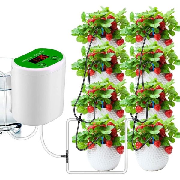 Naxunnn - Automatic Drip Irrigation Kit, Automatic Irrigation System for Indoor Plants, usb Charging diy Irrigation Kit, Automatic Watering System