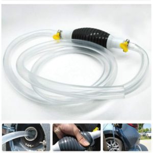 Newest Manual Fuel Transfer Pump Portable Siphon High Flow Hand Pump Manual For Petrol Gas Petrol Diesel Oil Liquid Fish Tank With 2M Siphon Hose