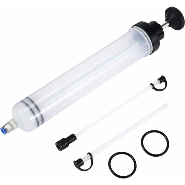 Oil Syringe, 500CC Oil Suction Syringe Transfer Pump, Oil Suction Pump, Transmission Oil & Brake Fluid & Antifreeze Extractor Hand Pump Transfer Tool