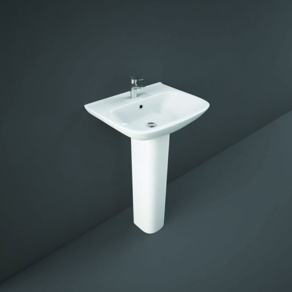 Origin 520mm Basin with Full Pedestal - RAK