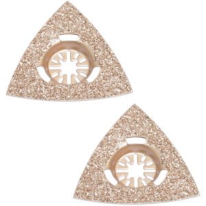 Oscillating Multi Tool Delta Shaped Carbide Rasp - Pack of 2 - Wolf