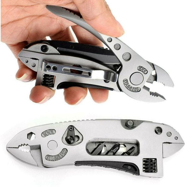 Outdoor camping multi-function pliers multi-purpose tool outdoor pliers multi-function wrench folding screwdriver tool combination