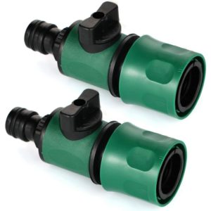 Pack Garden Hose Connector Extension Quick Water Connector with Hose Valve Garden Tool Connector Hose Connector Individual Connector