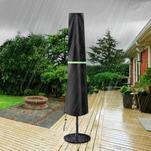 Parasol Cover, Parasol Cover, Garden Parasol Cover, New 420D Parasol Cover with Telescopic Pole and Magic Band, Waterproof, Anti-UV-240 x 57 x 57 cm