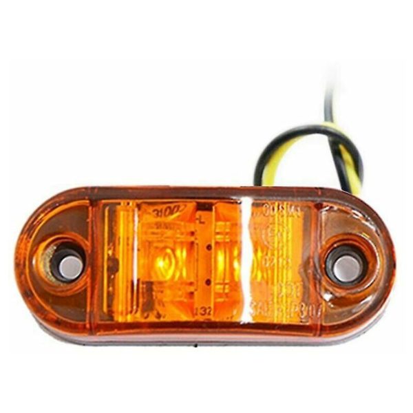 Parts Auto External Warning Light 12V 24V Led Side Marker Strobe Lights Car Trailer Truck Lorry Lamps Yellow Running Light