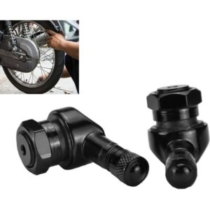 Pcs Aluminum Tire Angle Valves Motorcycle Angle Valve 11.3mm 90 Degree Tire Valve Stem Adapter Tire Valve Extension Universal for Car, Motorcycle,