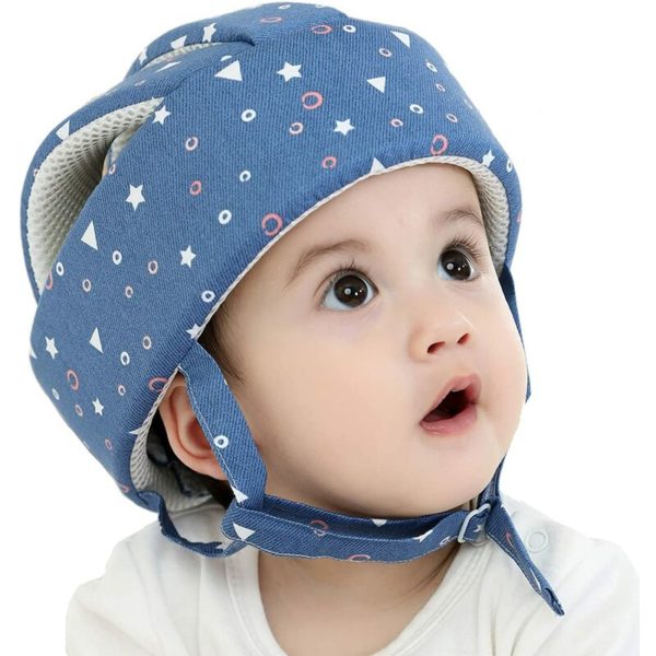 Perle Rare - Baby Safety Helmet Toddlers Kids Head Guard Infant Head Pad Protective Harness Cap Soft Adjustable Child Safety Hat Head Protector