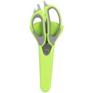Perle Raregb - Kitchen Scissors, Heavy Duty Detachable Kitchen Shears w- Cover, Stainless Steel Barbecue Scissors with Protective Cover Picnic