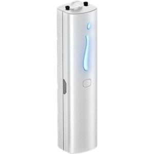 Personal Air Freshener Work Neck Rechargeable Hanging Ionizer Electronic Generator Dust Remover, White