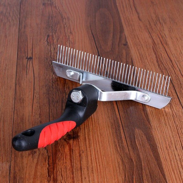 Pet Dog Grooming Extra Large Rake Comb Detangling Tool Beauty Comb For Medium Sized Dogs German Shepherd Golden Retriever Husky