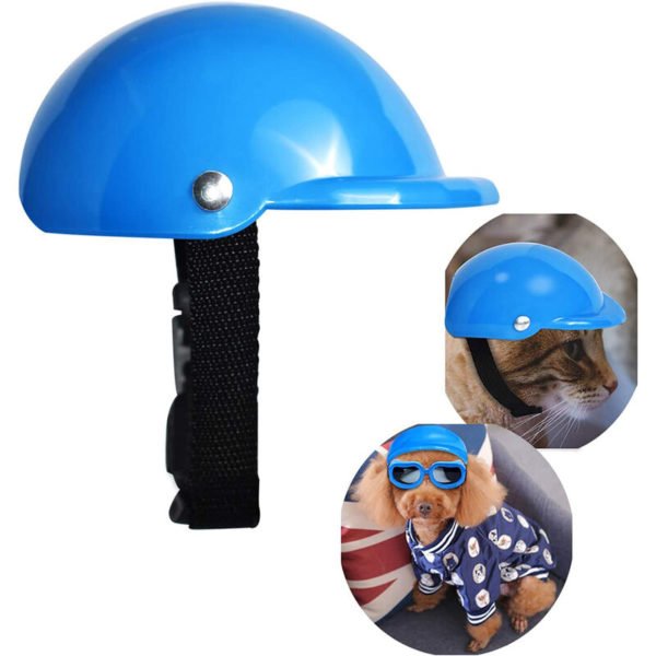 Pet Dog Helmet Doggie Hardhat for Puppy Chihuahua Blind Dogs Riding Motorcycles Bike Outdoor Activities to Protect Head Sunproof Rainproof Pet