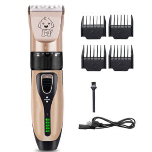 Pet Hair Shavers Pet Trimmer Shears Pet Grooming Kit Pets Hair Shears Electric Rechargeable Quiet Dog ShaversDisplay Screen Pet Grooming Kit for