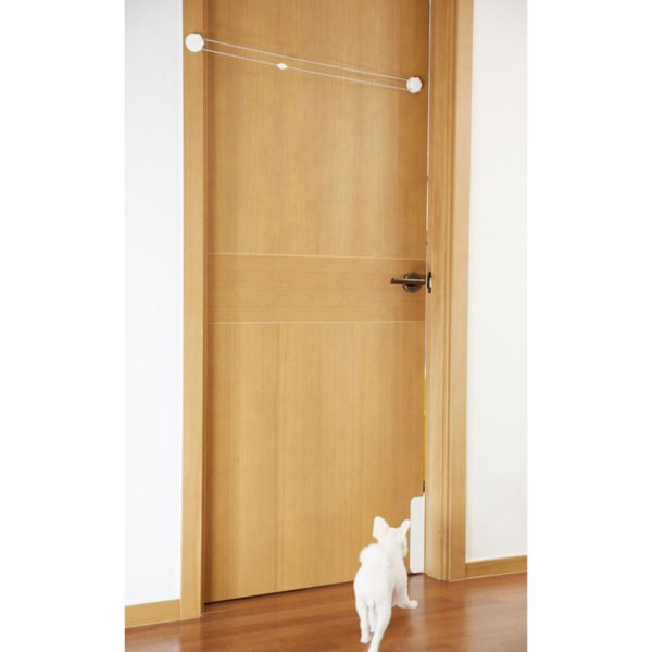 Pet door conversion kit for free entrance and exit door for cat and dog