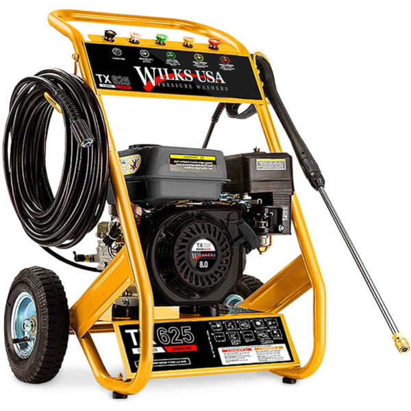 Petrol Pressure Washer wilks Tx625i 272 Bar 3950 psi 7 hp Heavy Duty Jet Wash for Patio Car Driveway and Garden Cleaner - 1 Year Warranty