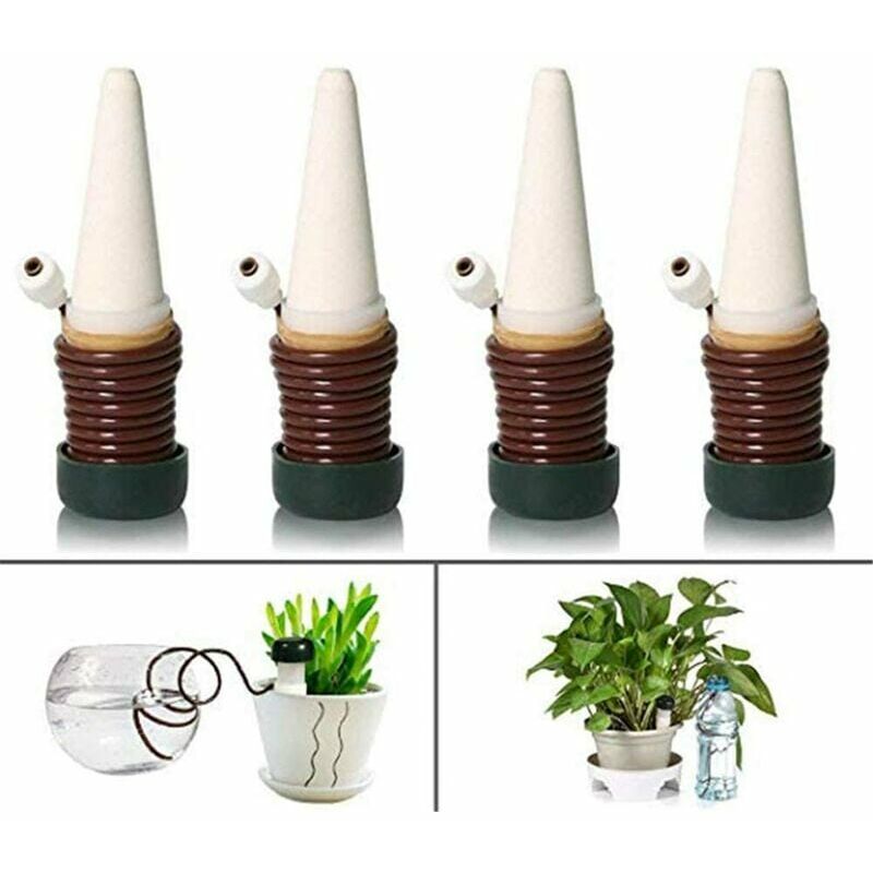Piece Drip Irrigation Set Holiday Ceramic Self Watering Plants for Garden Home Indoor Outdoor