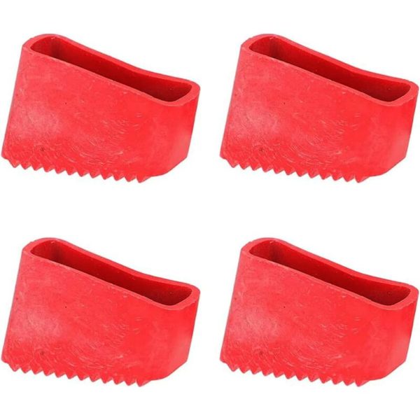 Piece Ladder Foot Covers Rubber Ladder Feet For Stairs Non-Slip Rubber Inserts Ladder Protective Pads For Telescopic Ladders