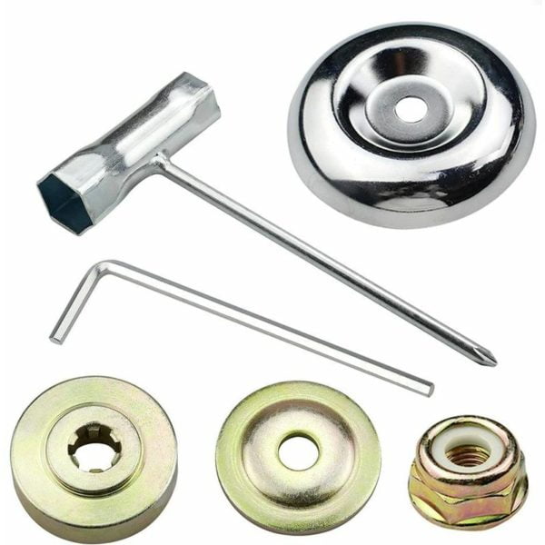 Pieces Universal Brushcutter Head Nut Kit Blade Box Nut Fastener Kit, For Lawn Mower Brush Cutter - Flkwoh