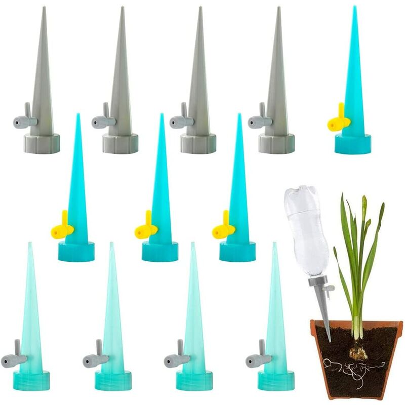 Plant Watering Devices,Automatic Drip Irrigation Kits, Self Watering Spikes, Adjustable Plant Watering Spikes, Self Irrigation Drip Devices Suitable