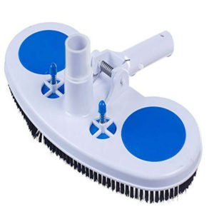 Pool Vacuum Head 13'' Wide Brush for Vacuum Hose Inground Above Ground Vinyl Pool Floor Cleaning