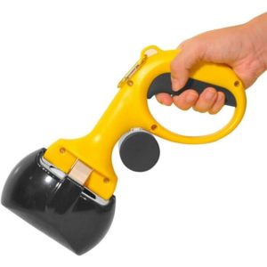 Portable dog droppings shovel for collecting dog droppings - Large capacity - Robust - Dog supplies (trash bag not included)