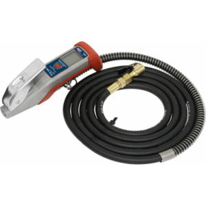 Premium digital Tyre Inflator - Clip-On Connector Parallax Correction 2.7m Hose