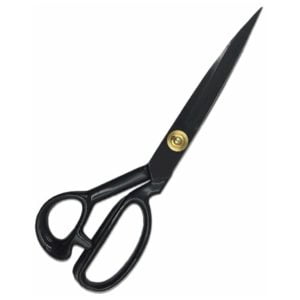 Professional Sewing Scissors Sharp Tailor's Scissors Fabric Scissors Classic Sewing Shears Stainless Steel Long Blade (8 inch black)