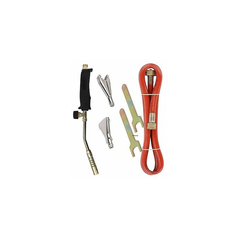 Propane Butane Gas Torch Weed Burner Hose Pipe Welder Roofers Plumbers