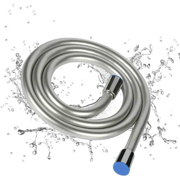 Pvc Shower Bath Shower Hose Replacement Extension Extra Bathroom Flexible Hose Handheld Shower Hose (G1/2),2M)