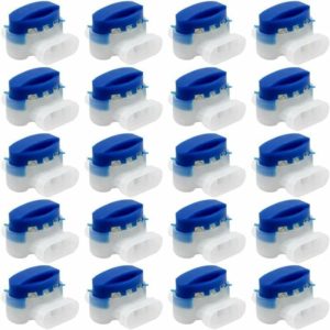 Qersta - 20 Pieces Cable Connectors 314 Cable Connectors Gel Filled Resins Terminal Blocks Waterproof Connector Cable Fittings For Outdoor Garden