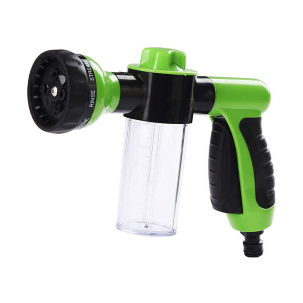 Qersta - 8 in 1 Pressure Hose Nozzle Foam Gun Jet Soap Sprayer Garden Sprinkler Horse Dog Animal Gun