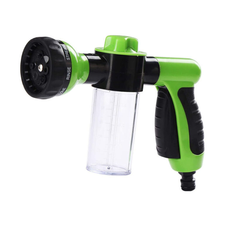 Qersta - 8 in 1 Pressure Hose Nozzle Foam Gun Jet Soap Sprayer Garden ...