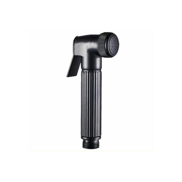 Qersta - Baby Hand-held Toilet Sprinkler Copper Cloth Diaper Sprayer Pet Shower Sprayer (Black)