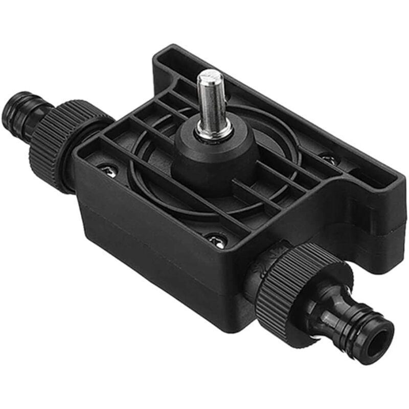 Qersta - Portable pump for electric drill - High flow pump - Pump supplied standard with two connectors for drill chucks