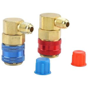 Quick couplings, Air conditioning quick couplings, Fluoride joints, R134a refrigerant, Quick couplings connector, Refrigerant quick couplings,