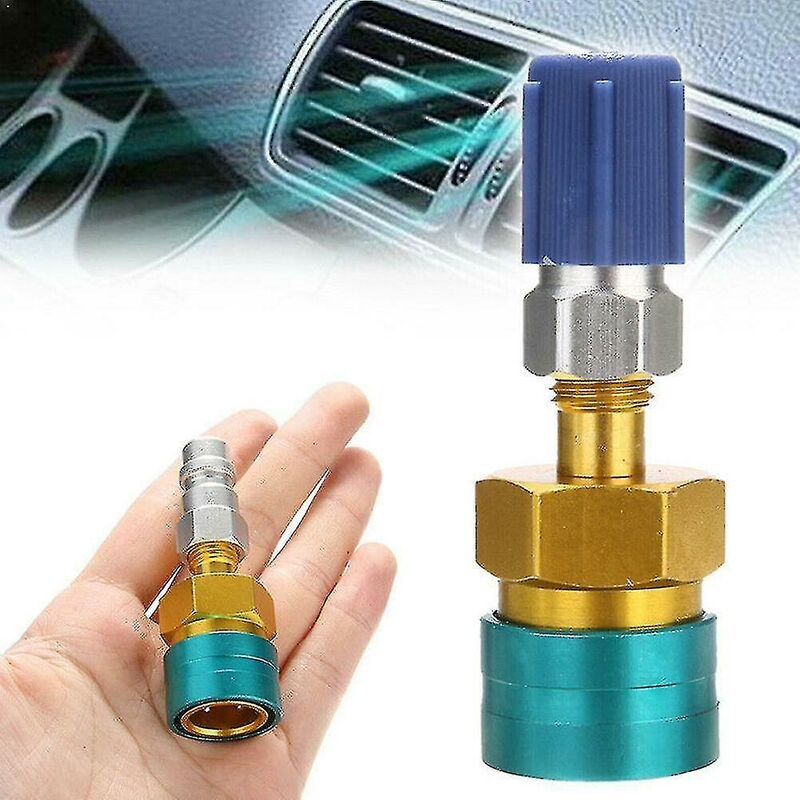 R1234yf Low Pressure Side Coupling Hose Adapter QC1234L Quick Air Conditioner and Refrigerant Connector Quick Car Easy Connect Air