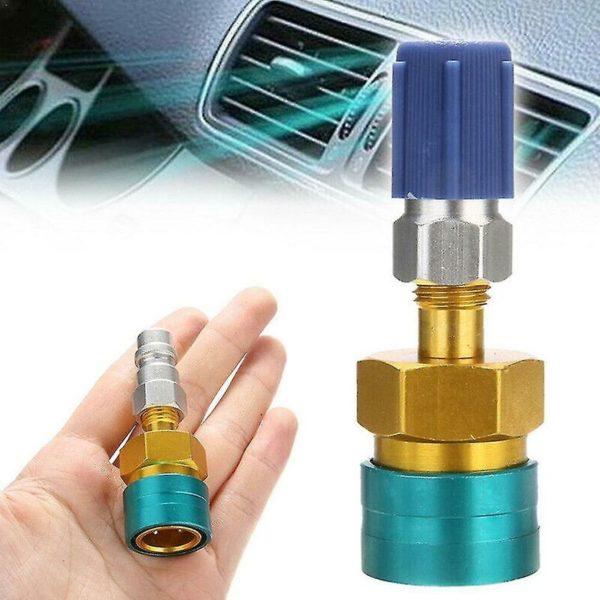 R1234yf To R134a Low Side Fitting Hose Adapter Quick Conditioning And Refrigerant Connector Quick Car Easy Coupling Air J1s5wanan Thsinde