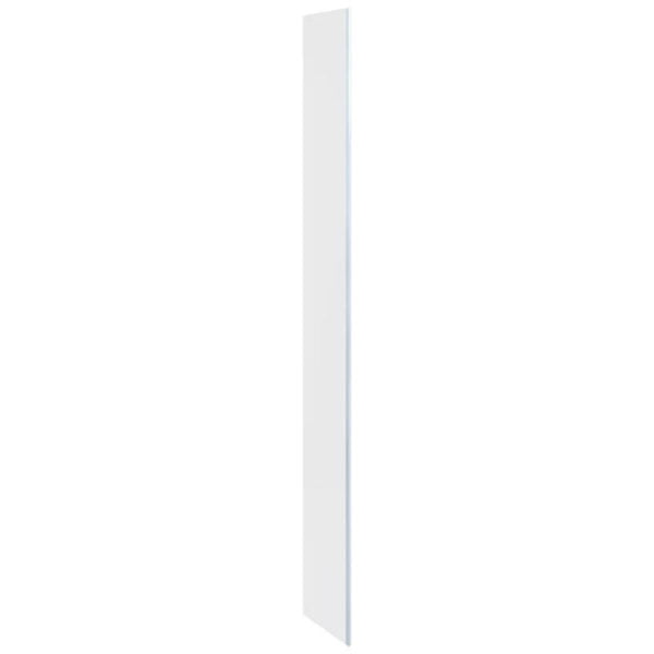 RAK Feeling White 250mm x 2000mm Fixed Return Panel with Fixings - RAKFRP500 - White