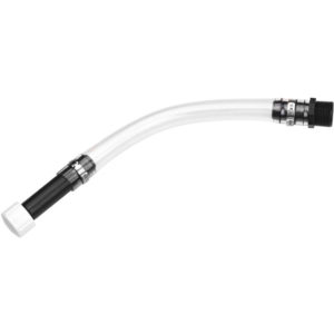 Racing Fuel Filler Hose with Hose Bender Gas Can Fuel Rubber Tubing Hose with Plastic Holder, Tube - Tube