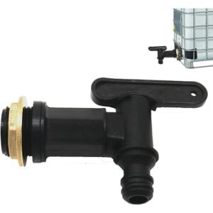 Rainwater Tank Fitting Ibc Adapter With Ibc Faucet Tank Adapter Ibc Tank Adapter Black 25.4mm