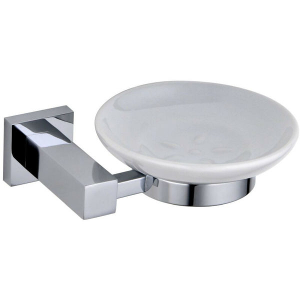 Rak Cubis Soap Dish - RAKCUB9905 - Chrome - Wholesale Domestic